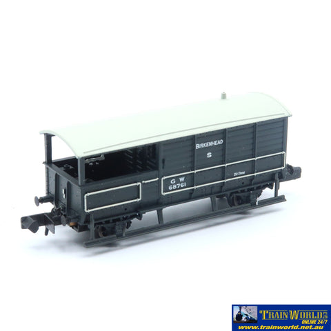 SSH-1057 Used Goods Graham Farish 20t Toad Brake Van GWR Grey 68761 N Scale - Rolling Stock
