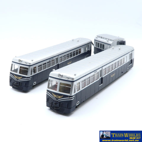 SSH-1113 Used Goods Auscision Victorian 280 Walker Rail Car Blue/Silver 86RM DCC/Ready HO Scale - Locomotive