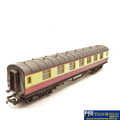 SSH-564 Used Goods Hornby BR Composite Coach Crimson/Cream R442 OO scale Rolling Stock