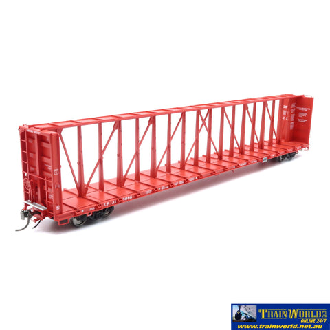 SSH-675 Used Goods Rapido Trains NSC Centerbeam flat car CP Rail Red HO Scale - Rolling Stock
