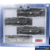 SSH-678 Used Goods Auscision Models NGTY Grain Hoppers Faded L7 weathered Grey NGH-4 HO Scale - Rolling Stock
