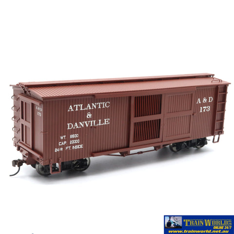 SSH-748 Used Goods Spectrum On30 Ventilated Box Car Atlantic & Danville #173 - Rolling Stock