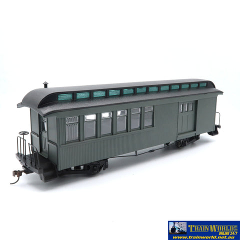 SSH-783 Used Goods Spectrum On30 Passenger Coach Combine Car w/lights Painted unlettered - Rolling Stock