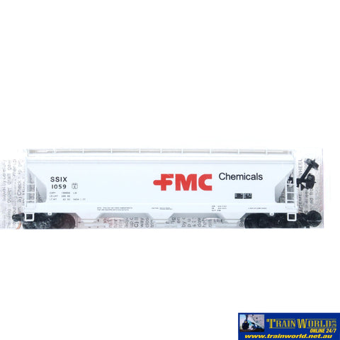 SSH-906 Used Goods Micro Trains Lines 3 Bay Centerflow Hopper FMC N Scale - Rolling Stock