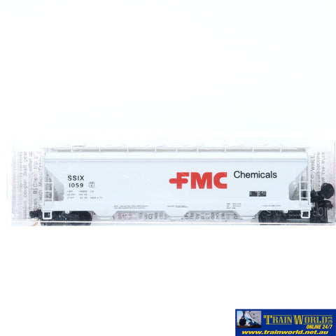 SSH-908 Used Goods Micro Trains Lines 3 Bay Centerflow Hopper FMC N Scale - Rolling Stock