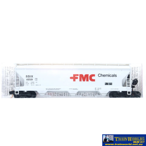 SSH-911 Used Goods Micro Trains Lines 3 Bay Centerflow Hopper FMC N Scale - Rolling Stock