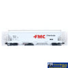 SSH-912 Used Goods Micro Trains Lines 3 Bay Centerflow Hopper FMC N Scale - Rolling Stock