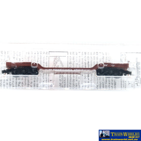 SSH-944 Used Goods Micro Trains Lines Depressed Center Flat Car Pennsylvania N Scale - Rolling Stock