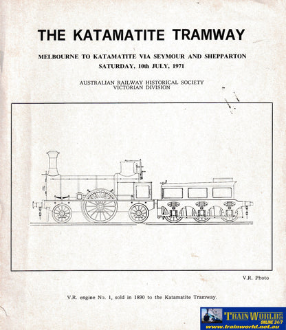 The Katamatite Tramway -Used- (UBVB-1091S) Reference