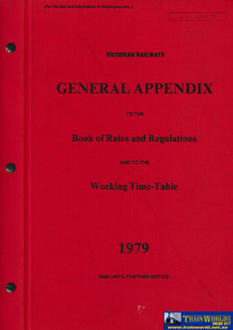 VR General Appendix -Used- (UBVB-1375H) - Reference