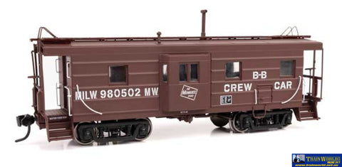 WAL-103659 Walthers-Proto Milwaukee Road Rib Sided Caboose HO-Scale Rolling Stock