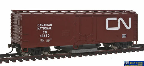 WAL-1481 931-1481 Walthers-Trainline 40’Plug Door Track Cleaning Boxcar #43630 Canadian Pacific (CN) HO-Scale Rolling