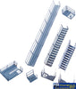 WAL 2939 Walthers Cornerstone Kit Platforms & Stairways HO Scale Structures