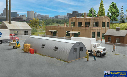 Wal-3560 Walthers Cornerstone Kit Quonset Hut Ho Scale Structures