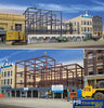 WAL 3761 Walthers Cornerstone Kit Skyscraper Construction Site HO Scale Structures