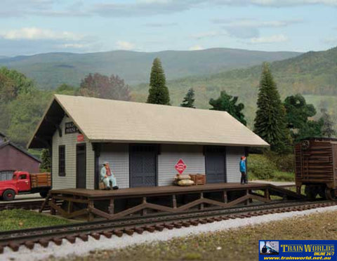 WAL-3895 Walthers Cornerstone Kit Golden Valley Freight House Scale Structures