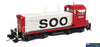 Wal-41509 Walthers Proto Emd Sw1200 -Soo Line #322 Loksound 5 Sound & Dcc Ho Scale Locomotive