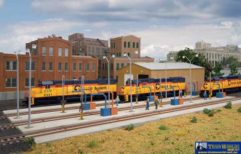 Wal-4161 Walthers Cornerstone Kit Modern Diesel Service Fueling Facility Ho Scale Structures