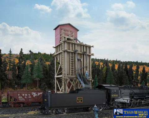 WAL-4202 Walthers Cornerstone Kit Small Wood Coaling Station HO Scale Structures