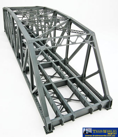 WAL 4522 Walthers Cornerstone Kit Arched Pratt Truss Railroad Bridge Double Track HO Scale Structures