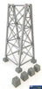 WAL 4554 Walthers Cornerstone Kit Steel Railroad Bridge Tower HO Scale Structures