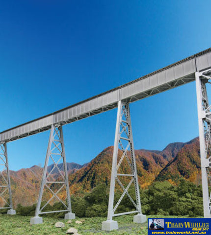 WAL 4555 Walthers Cornerstone Kit Steel Railroad Bridge Tower Bent 2 pack HO Scale Structures