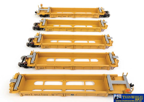 WAL-55676 Walthers-Mainline Thrall 5-Unit Rebuilt 40’ Well Car - Ready to Run HO Scale Rolling Stock