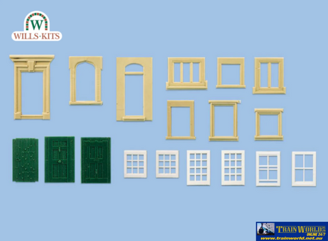 WIL-SS42 Wills Kits SS42 Windows and Doors OO-Scale Structures