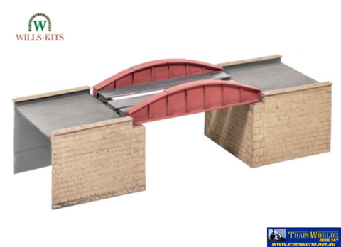 Wil-Ss47 Wills Kits Ss47 Single-Track Bow-Plate Girder-Bridge Length: 203Mm Width: 63Mm Oo-Scale