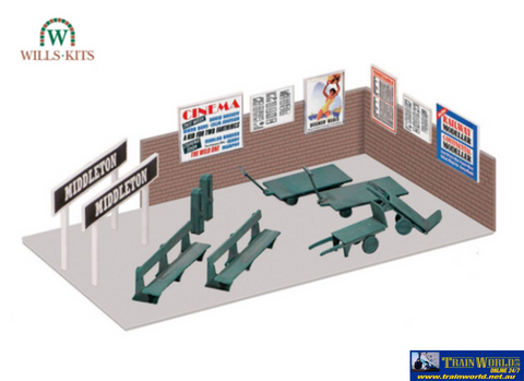 Wil-Ss68 Wills Kits Ss68 Platform-Accessories Oo-Scale Structures
