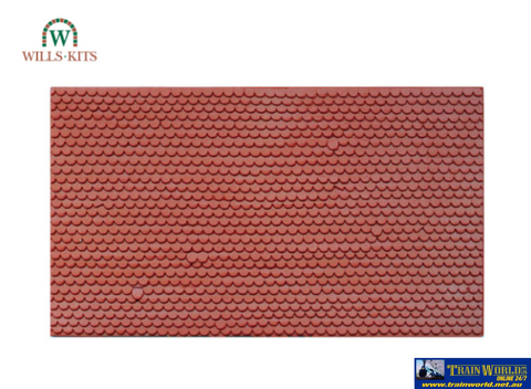 WIL SSMP207 Wills Kits Rounded Tiles OO Scale ScratchBuild