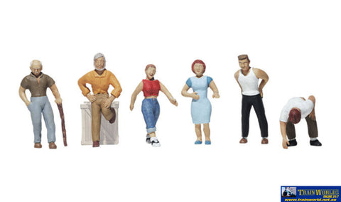 Woo-A1824 Woodland Scenics Ordinary People (6-Pack) Ho Scale Figure