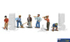 Woo-A1876 Woodland Scenics Lumberjacks (6-Pack) Ho Scale Figure