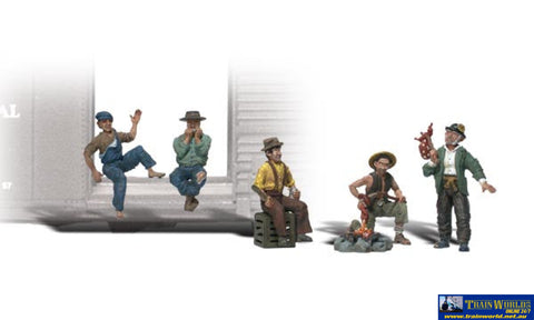 Woo-A2138 Woodland Scenics Hobo (7-Pack) N Scale Figure