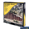 Woo-C1260 Woodland Scenics Retaining-Wall: Timber 65 X 130Mm (16.7M-Scale Length) Ho-Scale Scenery
