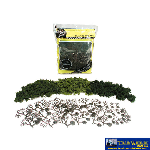 Woo-Tr1112 Woodland Scenics Realistic Tree-Kits Deciduous (6) 76.2-177Mm (3-7) Height Scenery