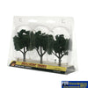 Woo-Tr1511 Woodland Scenics Realistic-Trees Dark-Green (3) 101-127Mm (4-5) Height Scenery