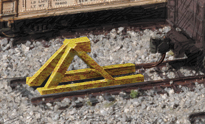 WAL-2602 Walthers Cornerstone Track Bumper - Built-ups N Scale