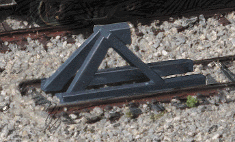 WAL-2605 Walthers Cornerstone Track Bumper - Built-ups N Scale
