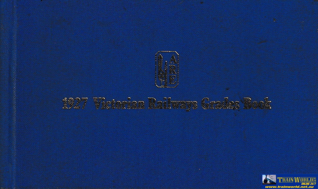 1927 Victorian Railways Grades Book -Used- (UBVB-0877H) – Train World