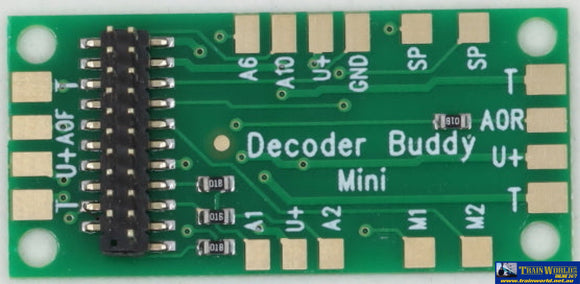 494-Ntz2 Nixtrainz 21-Pin Decoder Buddy-Mini With 1K Ohm Resistors Onboard Controller