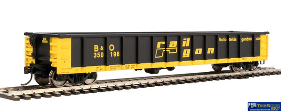 910-6261 Walthers-Mainline 53 Railgon Gondola #350196 Baltimore & Ohio Ho Scale Rolling Stock