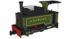 RAP-986002 Rapido UK Kerr Stuart Sirdar ‘Lenora’ – Lined Green OO9-Scale DCC Ready