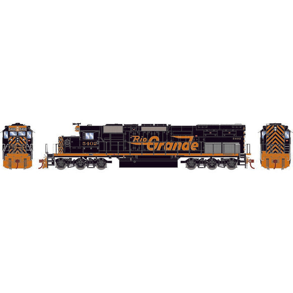 ATH-71752 SD40T-2 Locomotive, D&RGW #5402 HO Scale DCC Ready