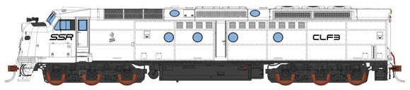 AUS-CLF11 Auscision CLF-Class #CLF3 Southern Shorthaul Railroad, 'Space Ghost' *White/Black* HO-Scale DCC-Ready/Sound-Ready