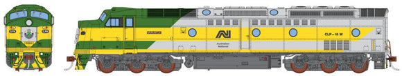 AUS-CLP06 Auscision CLP-Class #CLP16 Australian National, 'Murunitja' with 1995 IP Headboard *Green/Yellow/Silver* HO-Scale DCC-Ready/Sound-Ready