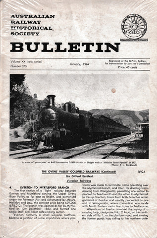 ARHS Bulletin (12) 1969 -Used- (M-BU-1969)