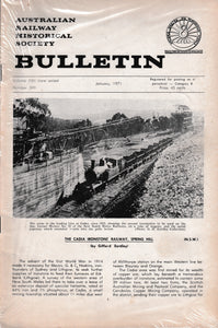 ARHS Bulletin (12) 1971 -Used- (M-BU-1971)