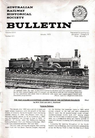 ARHS Bulletin (12) 1972 -Used- (M-BU-1972)