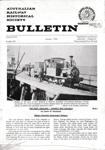 ARHS Bulletin (12) 1975 -Used- (M-BU-1975)